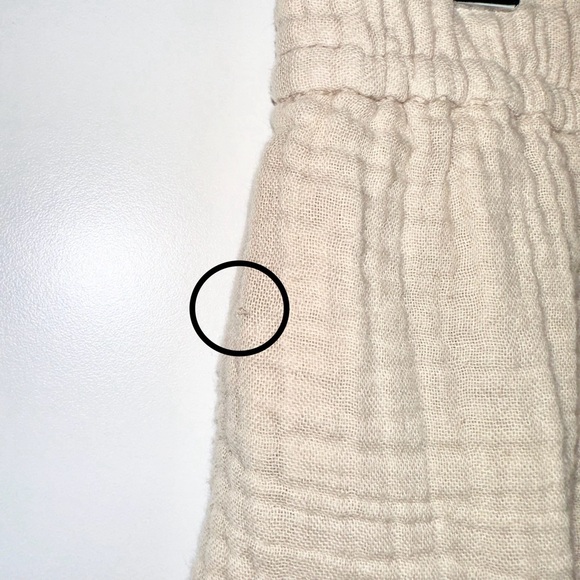 Madewell Petite Lightspun Pull-On Balloon Pants In Dried Flax XSP - Picture 9 of 11